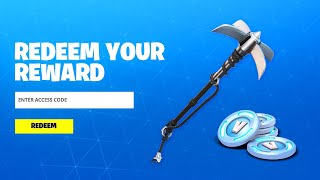 REDEEM THE FREE PICKAXE CODE in Fortnite! (New Free Reward Codes)