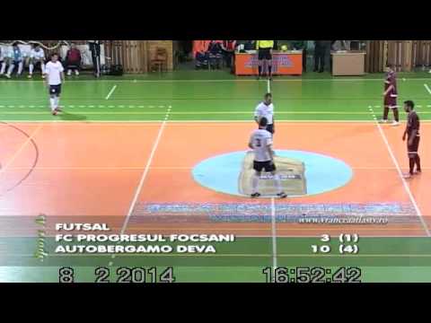 SPORT AS  FUTSAL FC PROGRESUL FOCSANI- AUTOBERGAMO DEVA 3-10 (1-4)