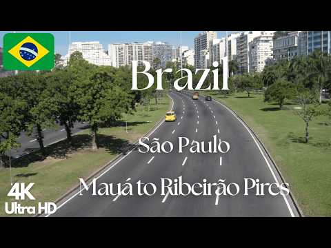 Mauá → Ribeirão Pires 🇧🇷 | Everyday São Paulo Drive (4K POV)