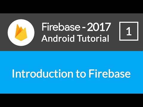 Android Studio Firebase Backend Tutorial #1 - Introduction To Firebase Service