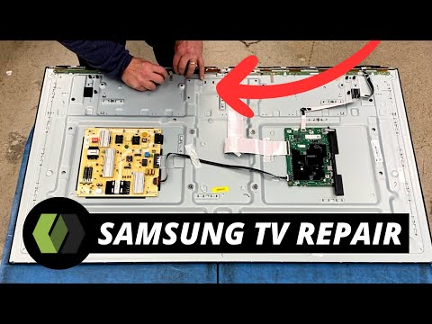 Samsung 55" LED TV Not Working - No / Half Backlights - UN55AU8000 - UA55AU8000 - UE55AU8000