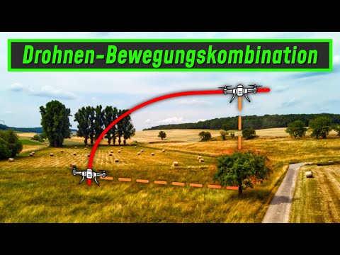 DJI DROHNE FLIEGEN LERNEN: Tutorial für Bewegungskombinationen01! Selbst fliegen für Videos!
