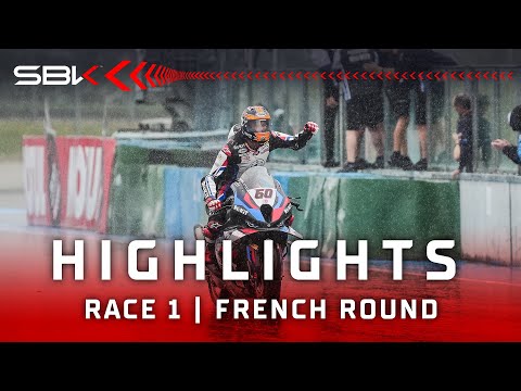 FULL HIGHLIGHTS: Race 1 at Magny-Cours ☔️ | 2024 #FrenchWorldSBK 🇫🇷
