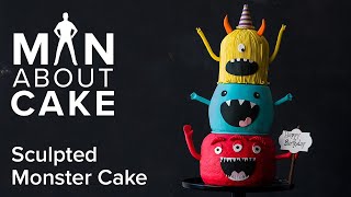 Sculpted Monster Birthday Cake (for da kidz) | Man About Cake with Joshua John Russell