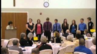 preview picture of video '2011 Willshire, Ohio,  Alumni Banquet, Parkway Chamber Choir performing'