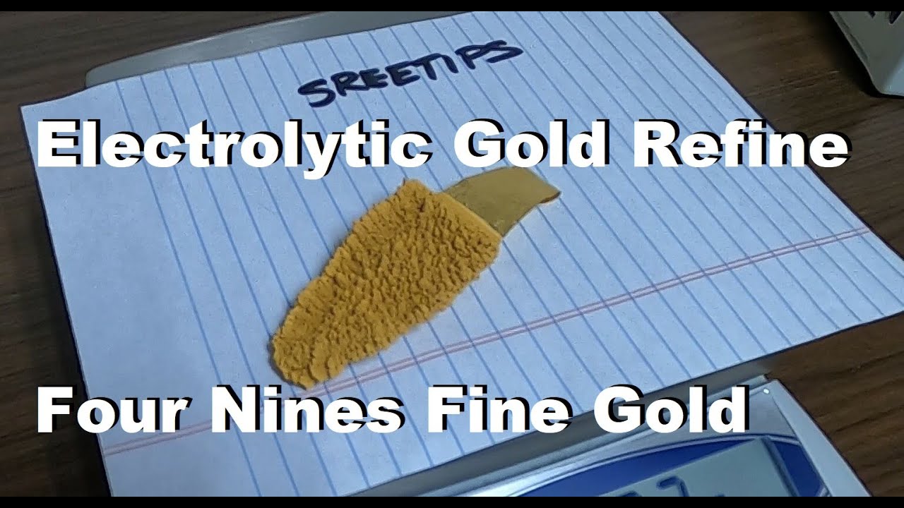 Electrolytic 9999 Gold Refining Cell Wohlwill