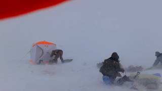 Зимняя палатка для рыбалки призма