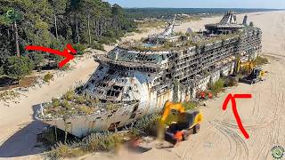 90 Year Old Abandoned Cruise Ship Transformed Into a Luxury Ocean Mansion