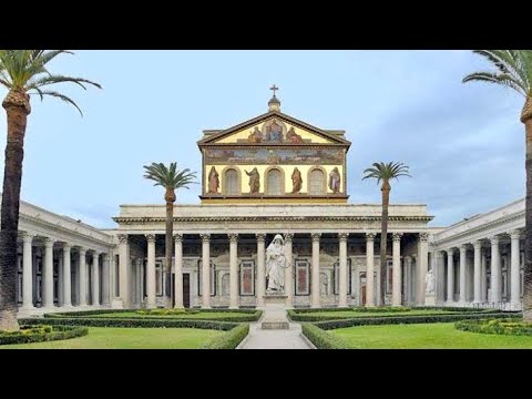 Basílica de San Pablo extramuros en Roma. La Tumba de San Pablo. 2023