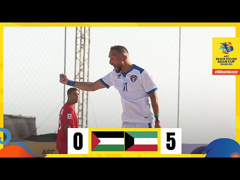 #ACBeachSoccer2023 - Full Match - Group D | Palestine vs Kuwait