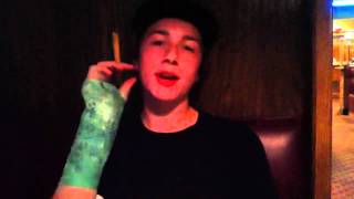 I punched my cow in the throat