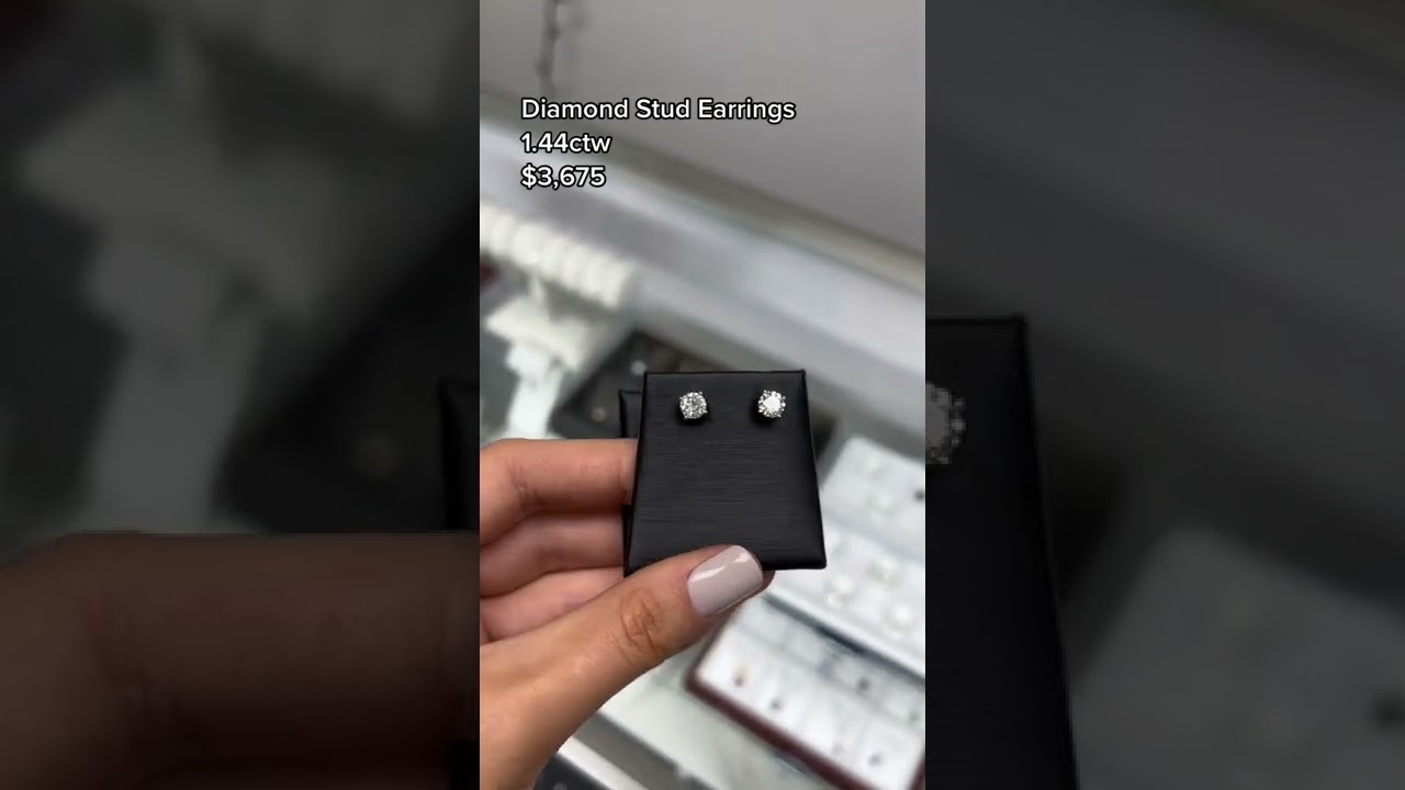 Diamond Stud Earrings