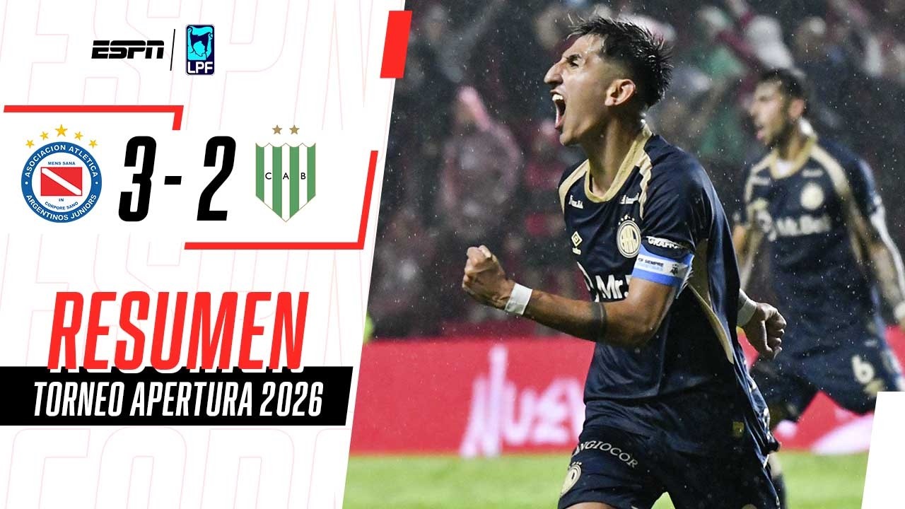 ¡EL BICHO GANÓ UN PARTIDAZO Y ESTÁ IMBATIBLE DE LOCAL! Argentinos Jrs. 3-2 Banfield | RESUMEN