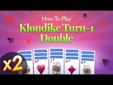 Play Klondike Solitaire (Turn-One Double) Free Online