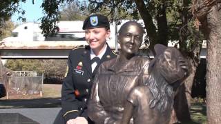 preview picture of video 'City honors women veterans with unique monument'