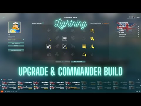 World of Warships - Upgrade & Commander Build: Lightning
