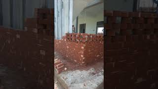 Fair Face Perforated Bricks 🧱 #civilwork #buildingconstruction #sitevisit
