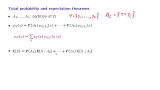 L07.3 Conditional Expectation & the Total Expectation Theorem