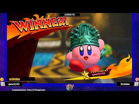 qwertz143 (Bell) vs Srishdev (Staff) - Kirby Fighters India Tournament #11