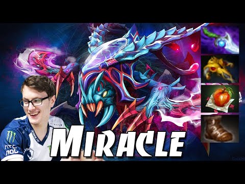 MIRACLE Weaver Immortal Pro Gameplay   Dota 2 Patch 7.25b