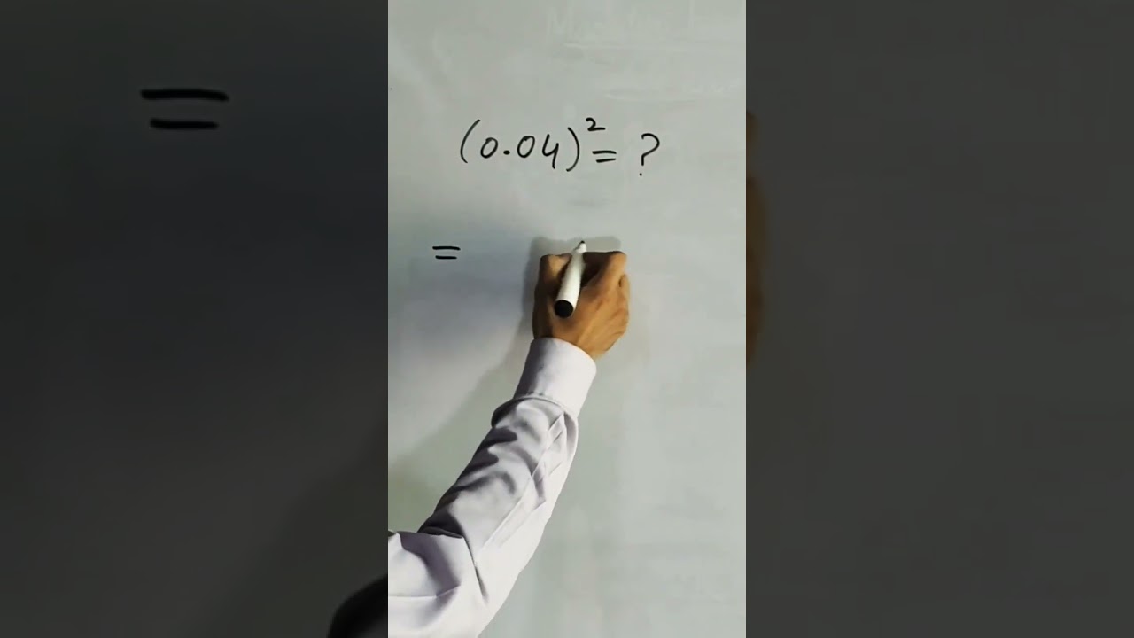 Square of decimal number |Square of decimal numbers shortcut |Square of decimal number tricks
