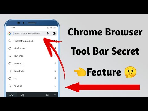 Chrome browser tool bar edit kaise kare || chrome browser features 2022 || chrome tips and tricks