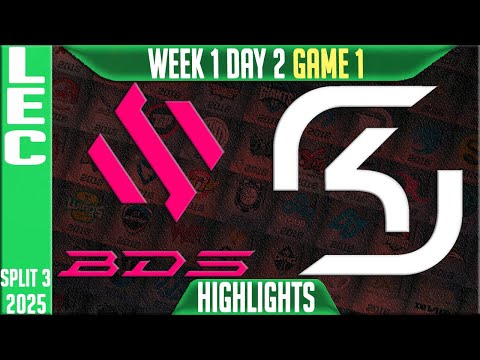 BDS vs SK Highlights Game 1 | LEC W1D2 Split 3 | Team BDS vs SK Gaming