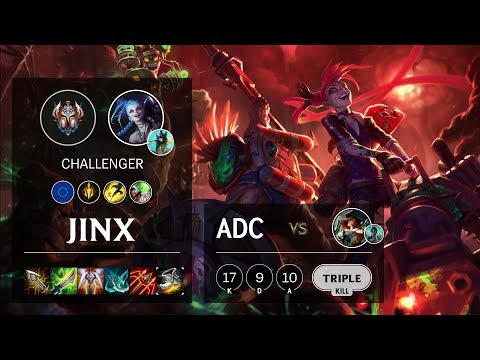 Jinx ADC vs Miss Fortune - EUNE Challenger Patch 10.6