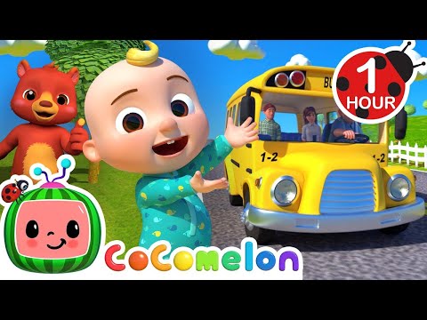 Wheels on the Bus - CoComelon | Kids Cartoons & Nursery Rhymes | Moonbug Kids