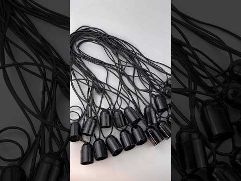 Эконом ретро гирлянда Е27 с влагозащитой ІР33