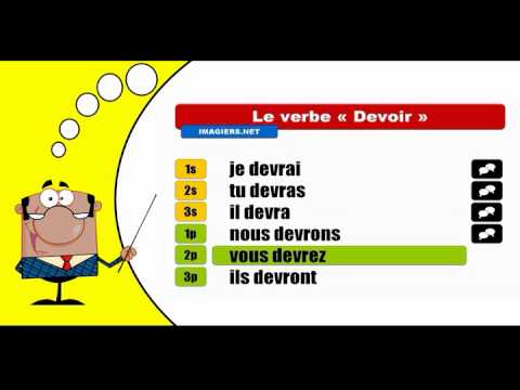 Cómo conjugar el verbo Devoir # Indicatif Futur simple