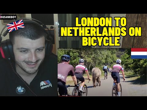 British Reacts To London to Netherlands on bicycle