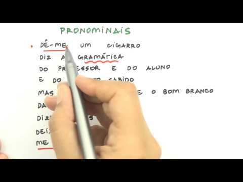 Me Salva! Extensivo de Português - CGRI13 - Exercícios: Me salva ou Salva-me