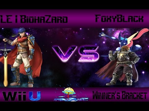 April Showdown - LE | BiohaZard (Ike) vs FoxyBlack (Greninja/Ganondorf) Wii U Winner's R1