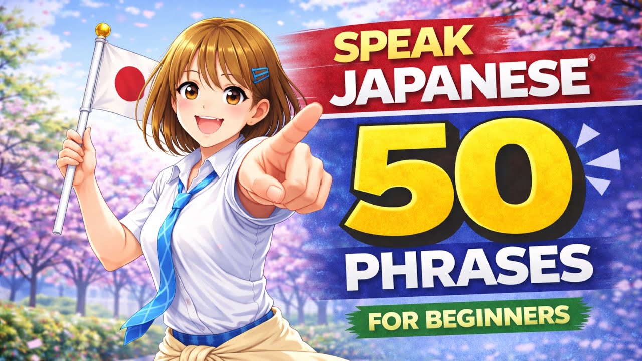 Speak Japanese NOW 🇯🇵 50 Essential Phrases for Beginners