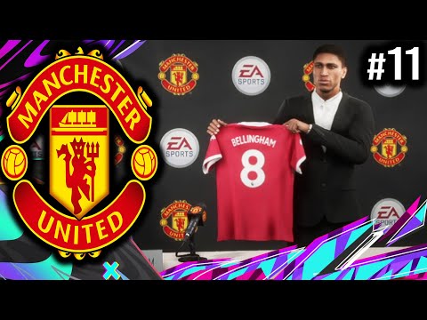 JUDE BELLINGHAM SIGNS | FIFA 22 Modded Kits | Manchester United FIFA 21 Career Mode Ep11