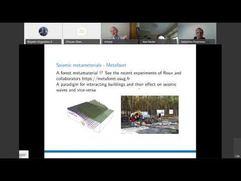 MetaMAT's 6th webinar   21 07 2020 - Elastic metasurfaces - Richard Craster