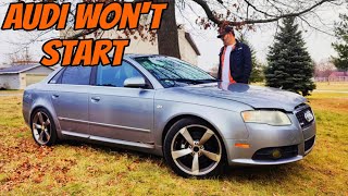 Audi will not start #1 cause for your Audi not to run