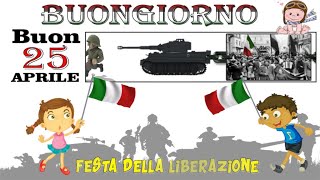 Buongiorno e buon 25 aprile 🟩⬜️🟥