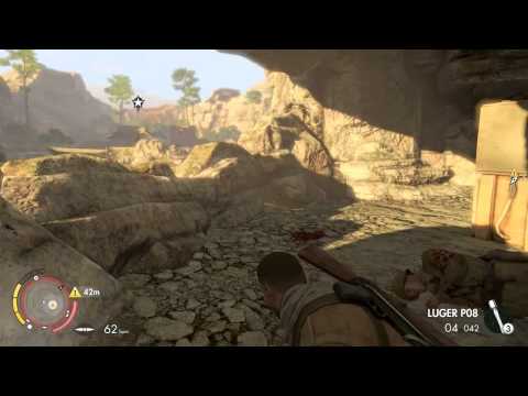 Sniper Elite 3 Walkthrough / Playthrough / Gameplay Part 11 Trip mine