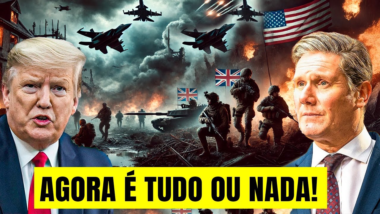 EUA e UK Selam Acordo Explosivo: "Estamos Prontos para Colocar Tropas e Aviões em Ação na Ucrânia!"