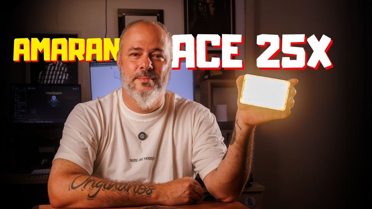 Amaran ACE 25x Review: O Melhor LED de Bolso para Vídeo