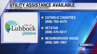 Here's where you can get financial assistance as Lubbock Utilities resumes shutoffs