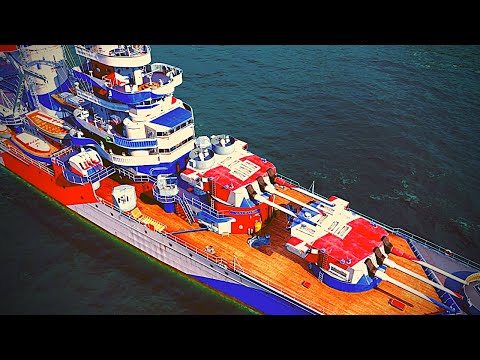 Aggressive Cruiser Positions Charles Martel | World of Warships Legends PlayStation Xbox
