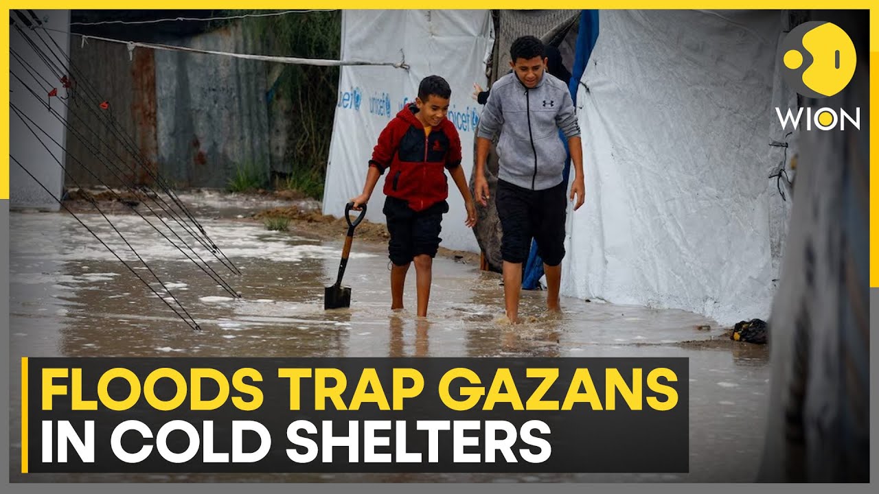 Gaza Ravaged by Storm Byron: Turns Gaza Camps into Quagmires, 13 Dead | WION