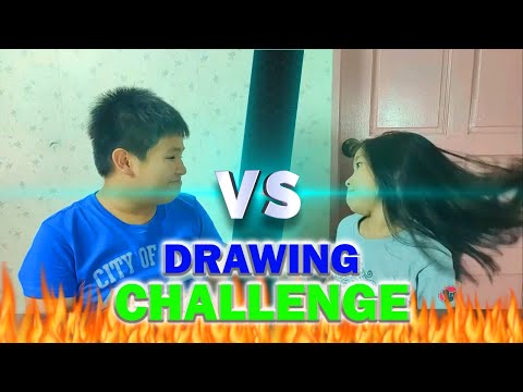 Drawing Challenge - Who Draws Better? Darren VS Sophie