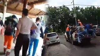 Video Kepanikan Melihat Gelombang Air Laut Tinggi di Pantai Anyer, Warga Berhamburan Berlarian