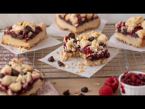 Raspberry Chocolate Bars