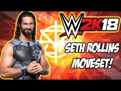 WWE 2K18 - SETH ROLLINS MOVESET