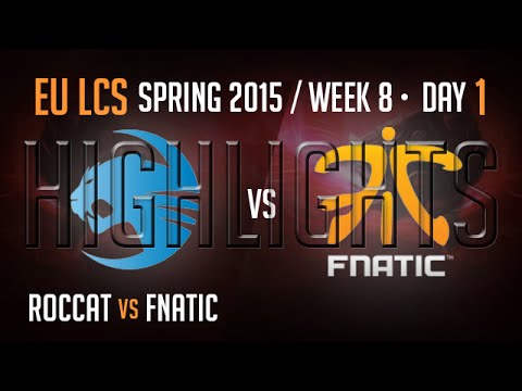Roccat vs Fnatic Highlights - Week 8 EU LoL LCS Spring 2015 S5 - ROC vs FNC W8D1 G2